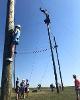 PLC students at Crowder Lake ropes course 4