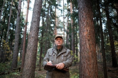 Parks & Recreation Manager in forest.