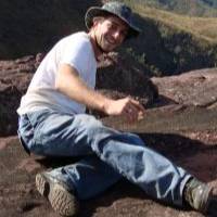 Dr. Renan Bosque hiking.