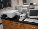 Image of a Shimadzu UV-240 UV-Vis Spectrometer with Temp. Controller